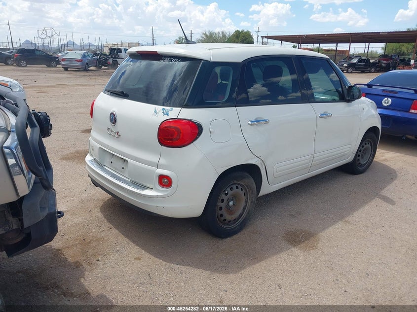 2015 Fiat 500l VIN ZFBCFAAH7FZ033820 IAAI salvage auction — FRONT END, Clear (Arizona), sold $225 on 2026-08-06 (photo 4)