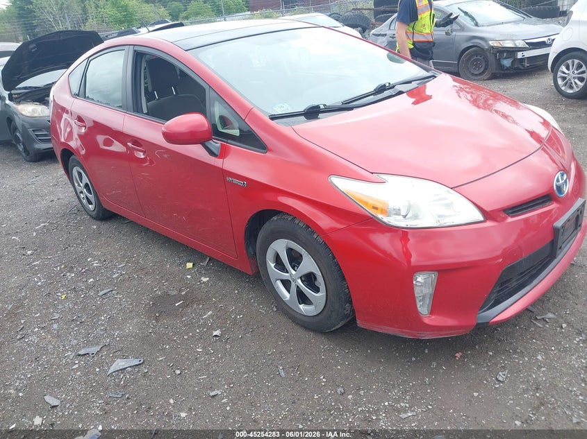 2014 Toyota Prius VIN JTDKN3DU6E1752070 IAAI salvage auction — LEFT SIDE, Salvage (Massachusetts), sold $1,550 on 2026-07-24 (photo 1)