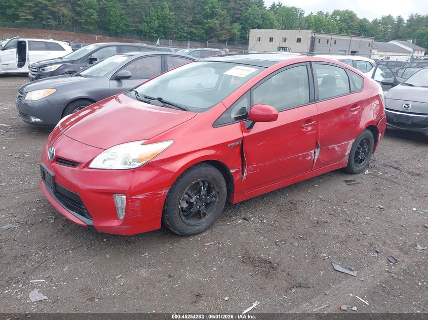 2014 Toyota Prius VIN JTDKN3DU6E1752070 IAAI salvage auction — LEFT SIDE, Salvage (Massachusetts), sold $1,550 on 2026-07-24 (photo 2)