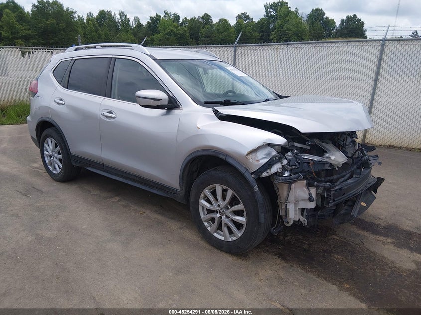 2018 Nissan Rogue VIN JN8AT2MV5JW302920 IAAI salvage auction — FRONT END, Salvage Title, sold $625 on 2026-07-23 (photo 1)