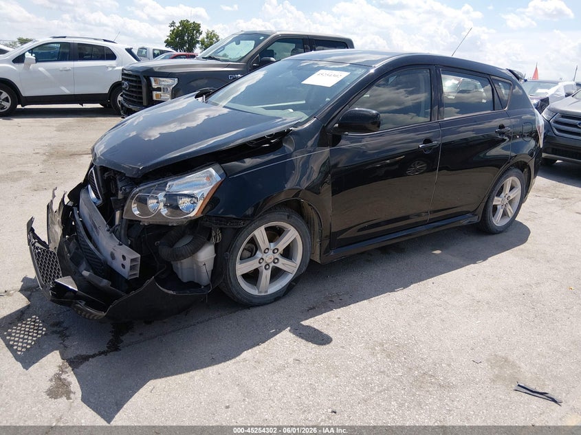 2009 Pontiac Vibe VIN 5Y2SR67069Z444306 IAAI salvage auction — FRONT END, Salvage (Iowa), sold $25 on 2026-07-28 (photo 2)