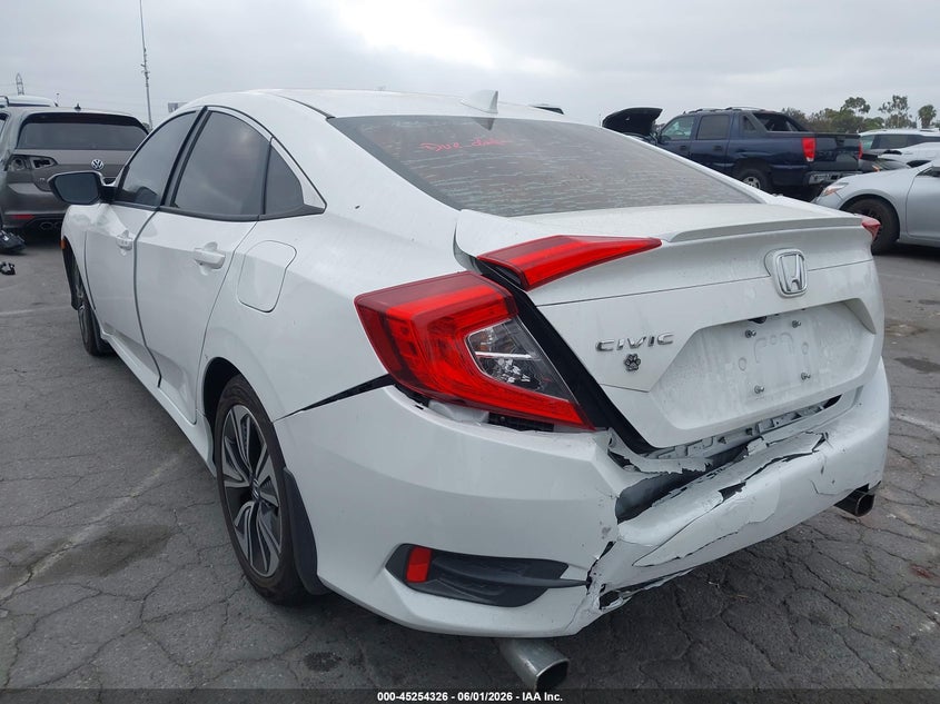 2016 Honda Civic VIN 19XFC1F76GE200653 IAAI salvage auction — FRONT & REAR, Salvage Title, sold $3,200 on 2026-07-18 (photo 3)