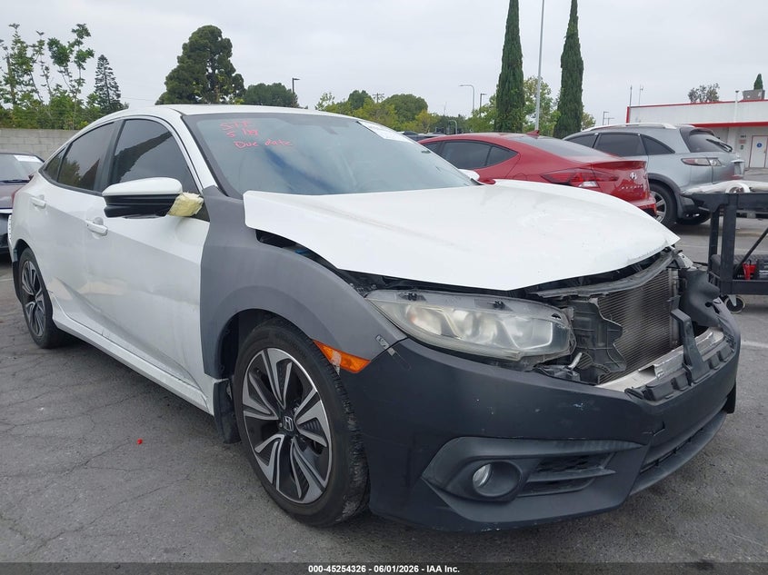 2016 Honda Civic VIN 19XFC1F76GE200653 IAAI salvage auction — FRONT & REAR, Salvage Title, sold $3,200 on 2026-07-18 (photo 6)