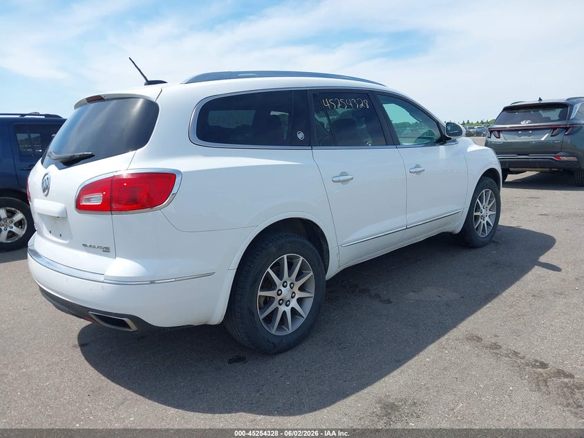 2017 Buick Enclave VIN 5GAKVBKD9HJ191947 IAAI salvage auction — FRONT END, Prior Salvage (Minnesota), sold $1,350 on 2026-07-27 (photo 4)