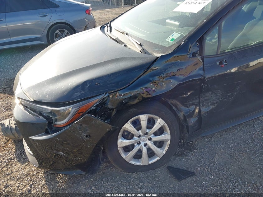 2022 Toyota Corolla VIN 5YFEPMAE9NP336780 IAAI salvage auction — LEFT SIDE, Salvage Title, sold $2,550 on 2026-07-29 (photo 6)