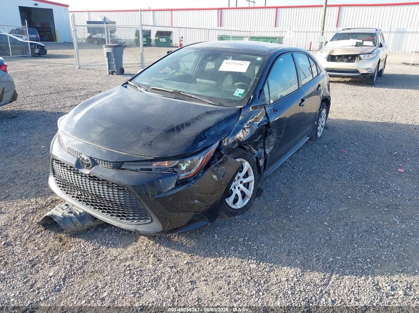 2022 Toyota Corolla VIN 5YFEPMAE9NP336780 IAAI salvage auction — LEFT SIDE, Salvage Title, sold $2,550 on 2026-07-29 (photo 2)