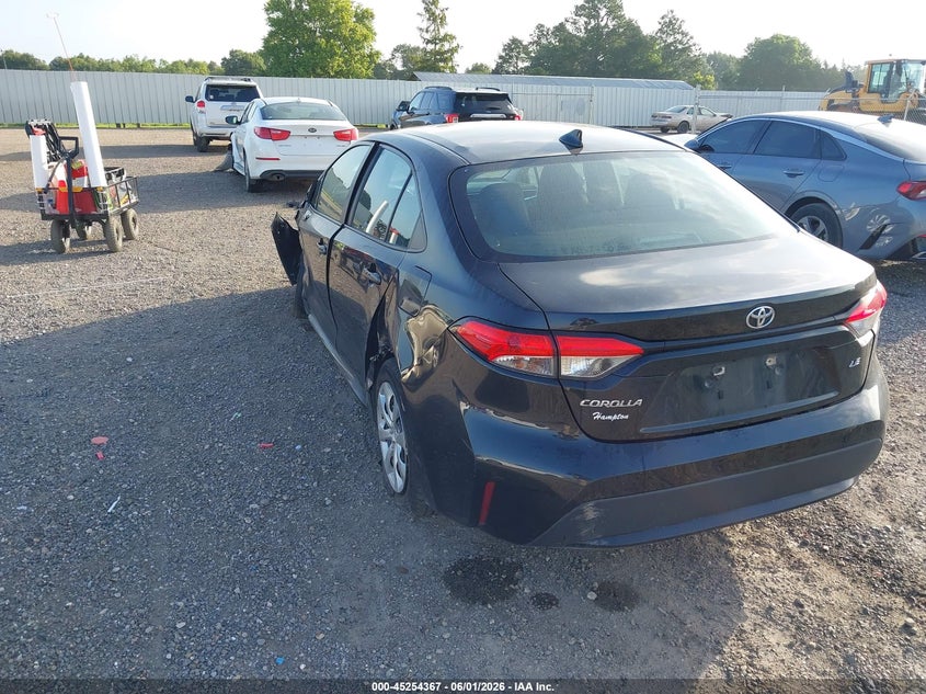 2022 Toyota Corolla VIN 5YFEPMAE9NP336780 IAAI salvage auction — LEFT SIDE, Salvage Title, sold $2,550 on 2026-07-29 (photo 3)