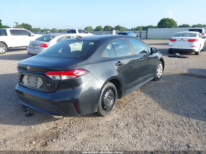 2022 Toyota Corolla VIN 5YFEPMAE9NP336780 IAAI salvage auction — LEFT SIDE, Salvage Title, sold $2,550 on 2026-07-29 (photo 4)