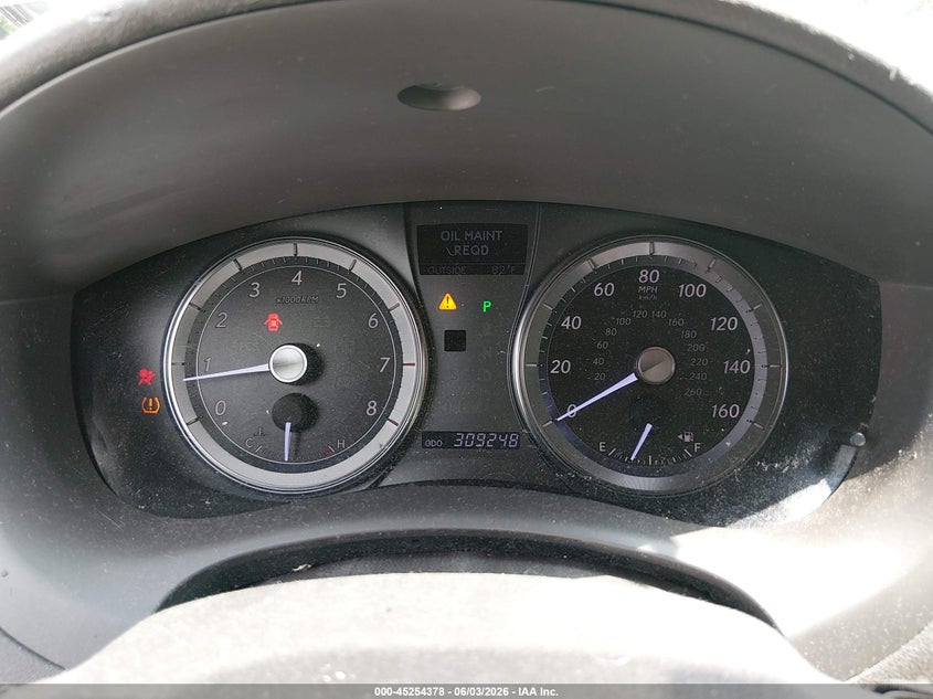 2011 Lexus Es 350 VIN JTHBK1EG6B2434637 IAAI salvage auction — FRONT END, Salvage (Alabama), sold $600 on 2026-07-30 (photo 7)