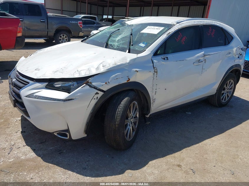 2016 Lexus Nx VIN JTJYARBZ2G2043217 IAAI salvage auction — ALL OVER, Salvage (Texas), sold $2,200 on 2026-07-28 (photo 2)