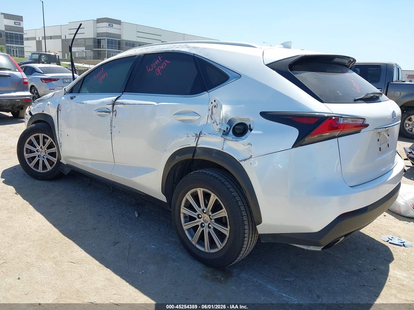 2016 Lexus Nx VIN JTJYARBZ2G2043217 IAAI salvage auction — ALL OVER, Salvage (Texas), sold $2,200 on 2026-07-28 (photo 3)