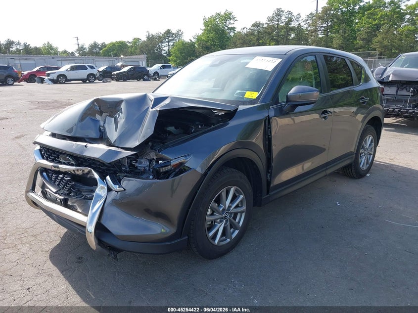 2022 Mazda Cx-5 VIN JM3KFBCM3N1593458 IAAI salvage auction — FRONT END, Mv-907A (New York), sold $5,300 on 2026-08-01 (photo 2)