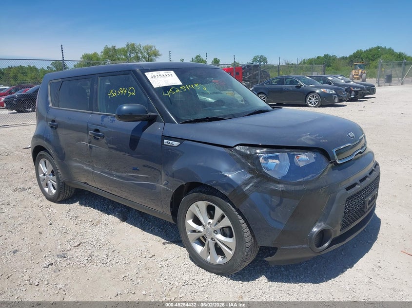 2015 Kia Soul VIN KNDJP3A5XF7181930 IAAI salvage auction — RIGHT SIDE, Salvage Title, sold $1,150 on 2026-07-14 (photo 1)