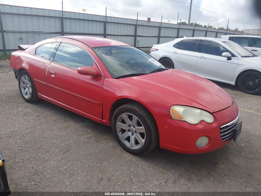 2004 Chrysler Sebring VIN 4C3AG42G24E148728 IAAI salvage auction — REAR END, Salvage (Texas), sold $250 on 2026-07-08 (photo 1)