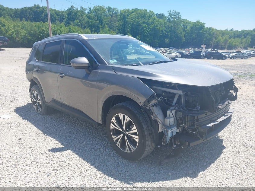 2023 Nissan Rogue VIN JN8BT3BB0PW493836 IAAI salvage auction — REAR END, Salvage Title, sold $3,750 on 2026-07-21 (photo 1)