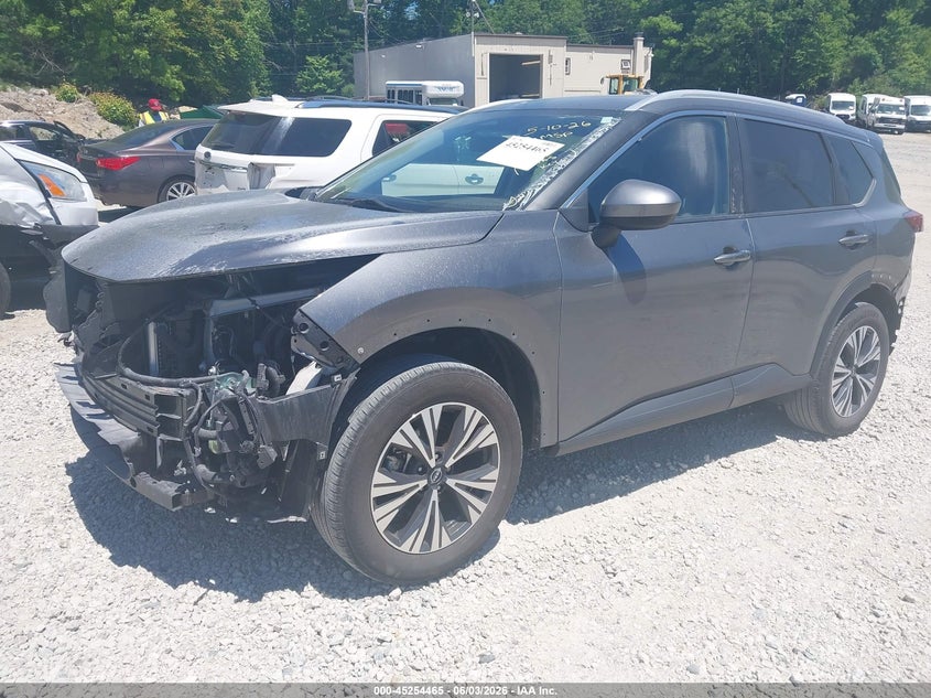 2023 Nissan Rogue VIN JN8BT3BB0PW493836 IAAI salvage auction — REAR END, Salvage Title, sold $3,750 on 2026-07-21 (photo 2)