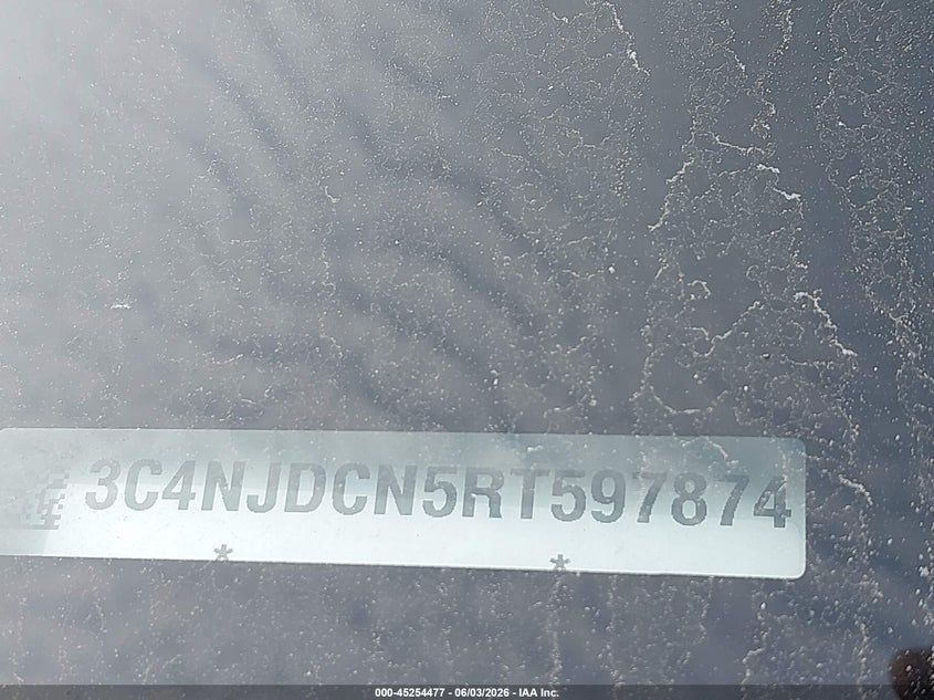 2024 Jeep Compass VIN 3C4NJDCN5RT597874 IAAI salvage auction — HAIL, Original (Texas), sold $8,100 on 2026-07-28 (photo 9)