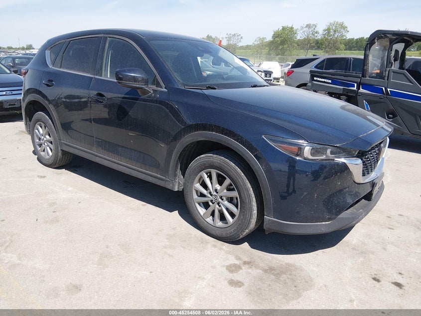 2022 Mazda Cx-5 VIN JM3KFBBMXN1548678 IAAI salvage auction — SIDE, Salvage Title, sold $6,150 on 2026-07-07 (photo 1)
