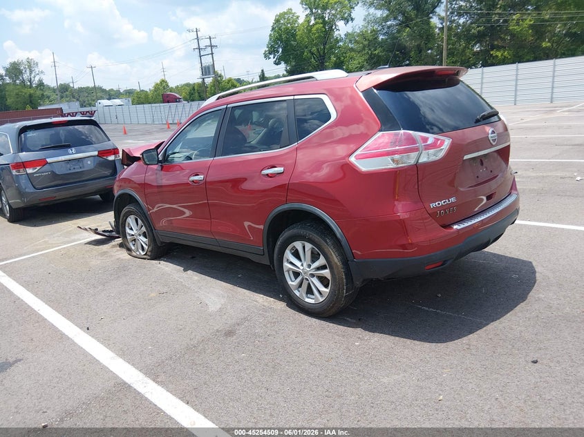 2015 Nissan Rogue VIN KNMAT2MV8FP552875 IAAI salvage auction — FRONT END, Salvage Title, sold $125 on 2026-07-21 (photo 3)