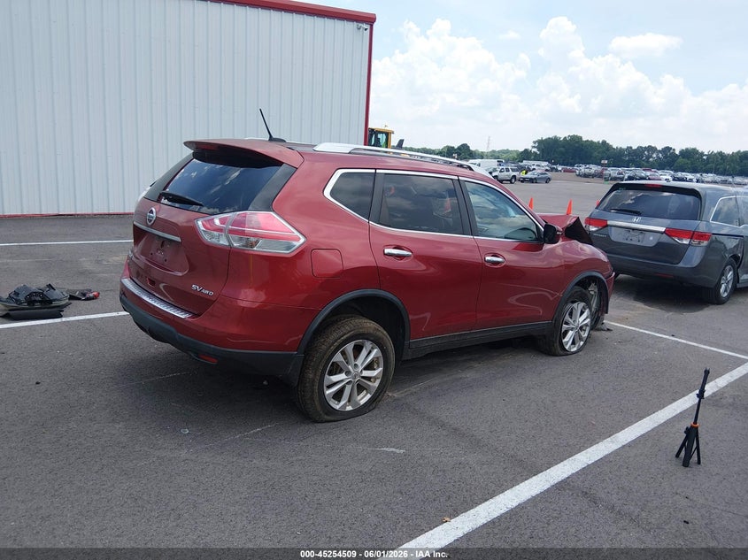 2015 Nissan Rogue VIN KNMAT2MV8FP552875 IAAI salvage auction — FRONT END, Salvage Title, sold $125 on 2026-07-21 (photo 4)