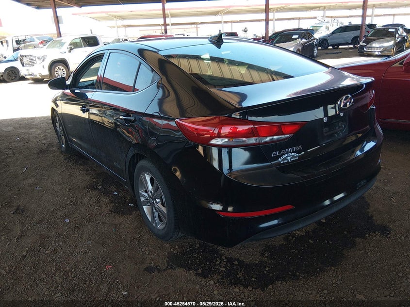 2018 Hyundai Elantra VIN KMHD84LF4JU611589 IAAI salvage auction — RIGHT REAR, Salvage Title, sold $4,150 on 2026-07-07 (photo 3)