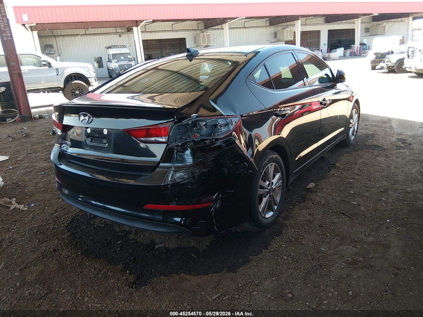 2018 Hyundai Elantra VIN KMHD84LF4JU611589 IAAI salvage auction — RIGHT REAR, Salvage Title, sold $4,150 on 2026-07-07 (photo 4)