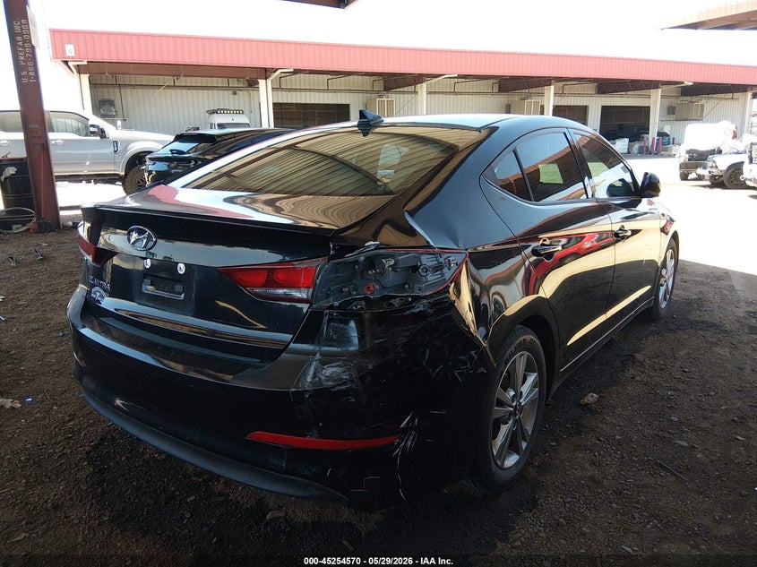 2018 Hyundai Elantra VIN KMHD84LF4JU611589 IAAI salvage auction — RIGHT REAR, Salvage Title, sold $4,150 on 2026-07-07 (photo 6)