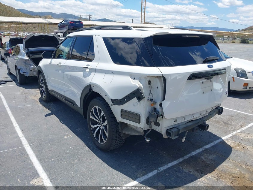 2021 Ford Explorer VIN 1FM5K8GC2MGA95877 IAAI salvage auction — REAR END, Salvage Title, sold $12,500 on 2026-07-29 (photo 3)