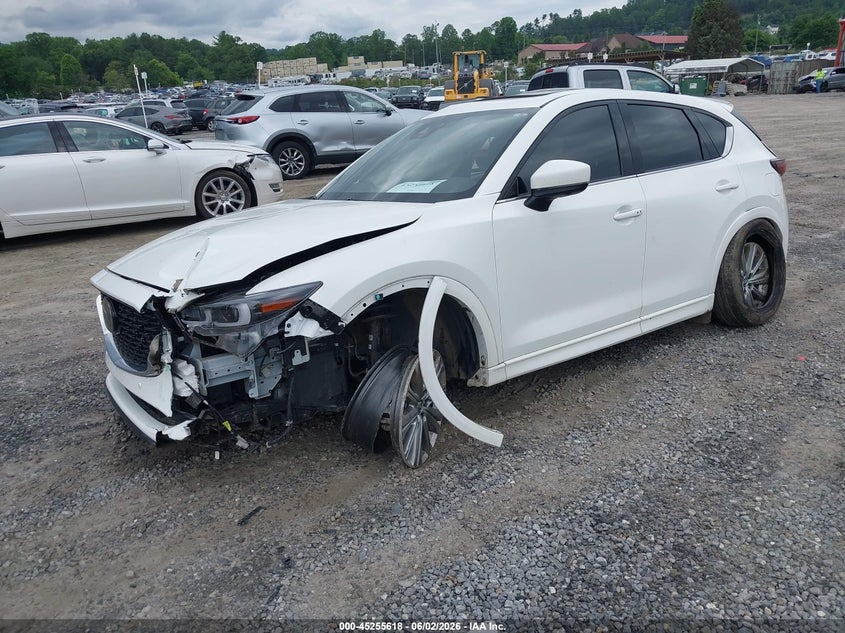 2022 Mazda Cx-5 VIN JM3KFBXYXN0615037 IAAI salvage auction — LEFT & RIGHT, Salvage Title, sold $2,800 on 2026-07-10 (photo 2)
