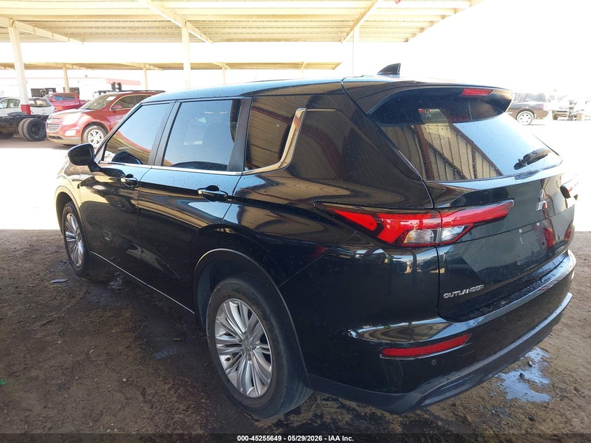 2024 Mitsubishi Outlander VIN JA4J4UA84RZ054733 IAAI salvage auction — RIGHT FRONT, Salvage (Arizona), sold $75 on 2026-07-28 (photo 3)