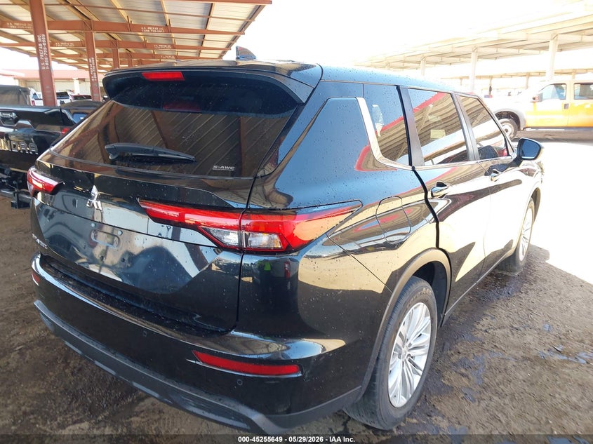 2024 Mitsubishi Outlander VIN JA4J4UA84RZ054733 IAAI salvage auction — RIGHT FRONT, Salvage (Arizona), sold $75 on 2026-07-28 (photo 4)
