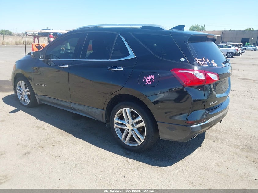2018 Chevrolet Equinox VIN 2GNAXNEX8J6168942 IAAI salvage auction — RIGHT FRONT, Salvage Title, sold $2,300 on 2026-08-20 (photo 3)