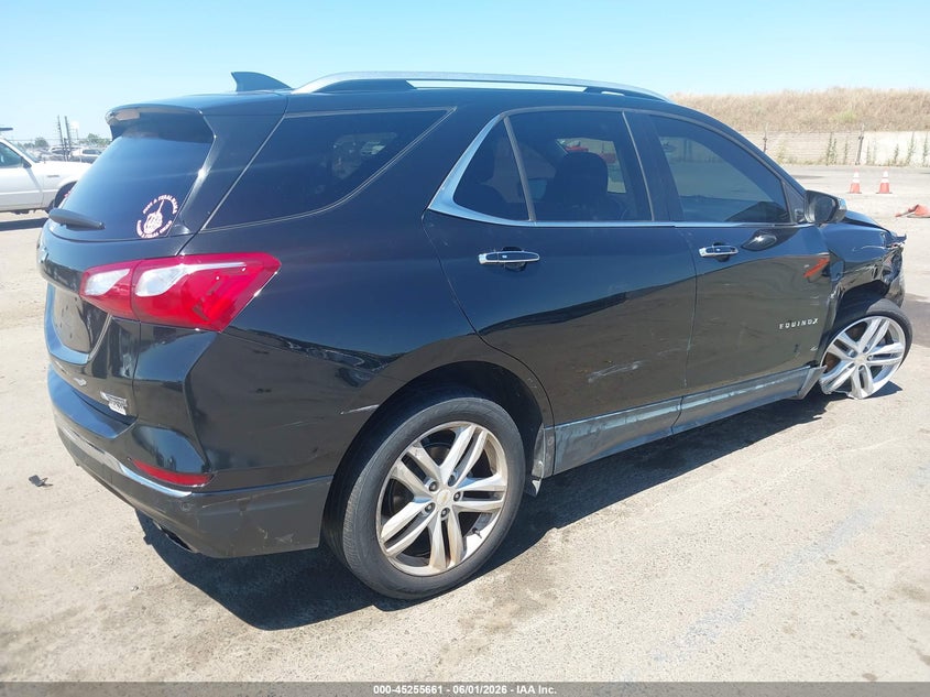 2018 Chevrolet Equinox VIN 2GNAXNEX8J6168942 IAAI salvage auction — RIGHT FRONT, Salvage Title, sold $2,300 on 2026-08-20 (photo 4)