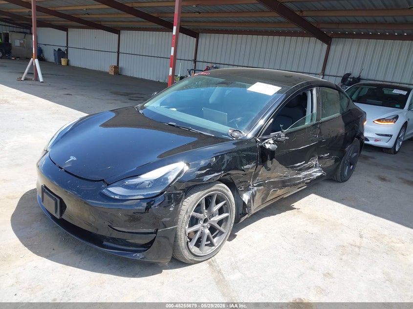 2023 Tesla Model 3 VIN 5YJ3E1EA3PF432163 IAAI salvage auction — LEFT SIDE, Salvage (California), sold $6,075 on 2026-07-30 (photo 2)
