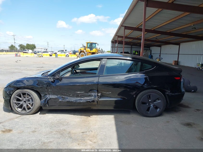 2023 Tesla Model 3 VIN 5YJ3E1EA3PF432163 IAAI salvage auction — LEFT SIDE, Salvage (California), sold $6,075 on 2026-07-30 (photo 6)