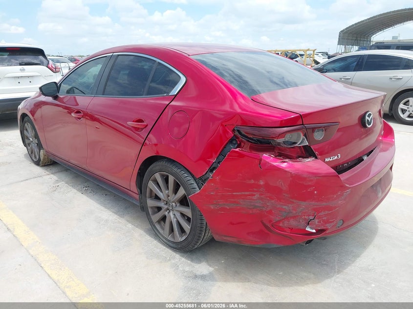 2019 Mazda 3 VIN JM1BPACL1K1109094 IAAI salvage auction — REAR END, Original (Texas), sold $3,150 on 2026-07-29 (photo 3)