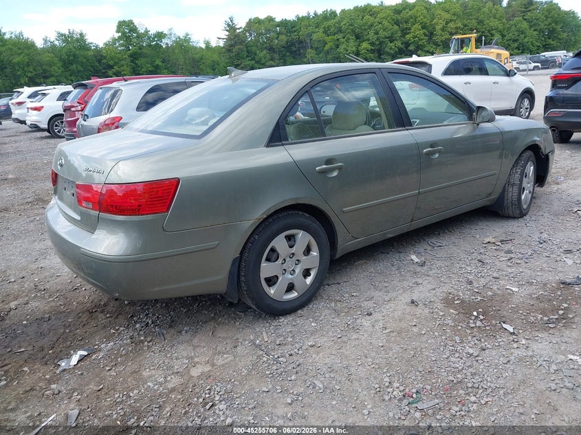 2009 Hyundai Sonata VIN 5NPET46C59H556472 IAAI salvage auction — NORMAL WEAR, Clear (New York), sold $75 on 2026-07-07 (photo 4)