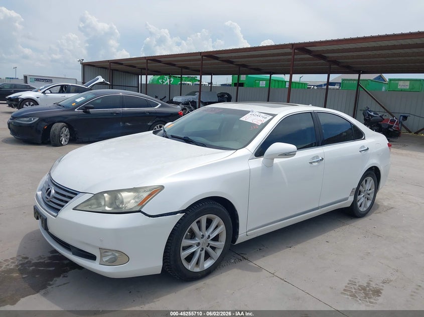 2012 Lexus ES VIN JTHBK1EG4C2490190 IAAI salvage auction — FRONT END, Salvage Title, sold $3,100 on 2026-07-15 (photo 2)