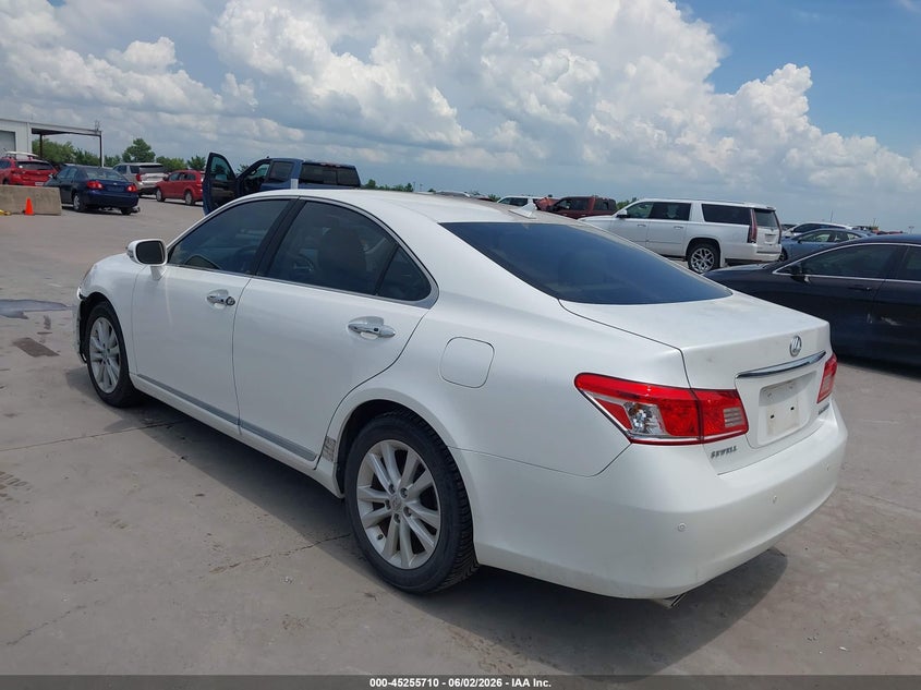 2012 Lexus ES VIN JTHBK1EG4C2490190 IAAI salvage auction — FRONT END, Salvage Title, sold $3,100 on 2026-07-15 (photo 3)