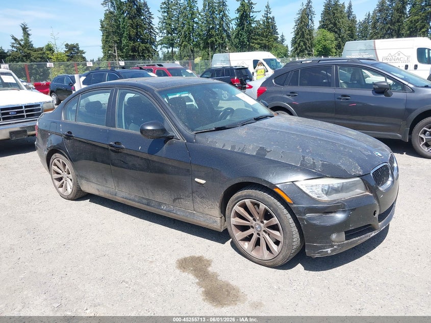 2011 BMW 3 series VIN WBAPH5G51BNM79103 IAAI salvage auction — NORMAL WEAR, Affidavit In Lieu Of Title - Non-Public (Washington), sold $1,275 on 2026-07-22 (photo 1)