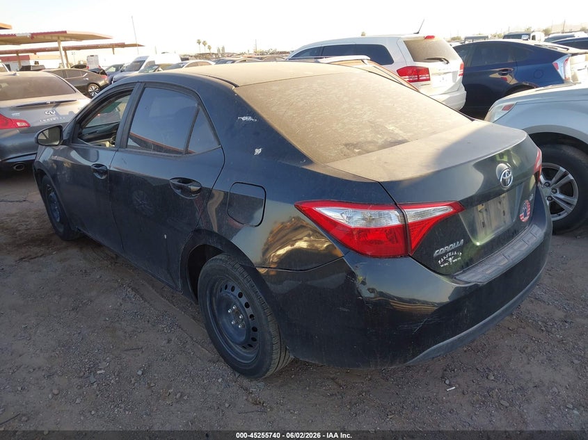 2015 Toyota Corolla VIN 5YFBURHE6FP342536 IAAI salvage auction — NORMAL WEAR, Clear-Dealer Only (Arizona), sold $1,800 on 2026-07-09 (photo 3)