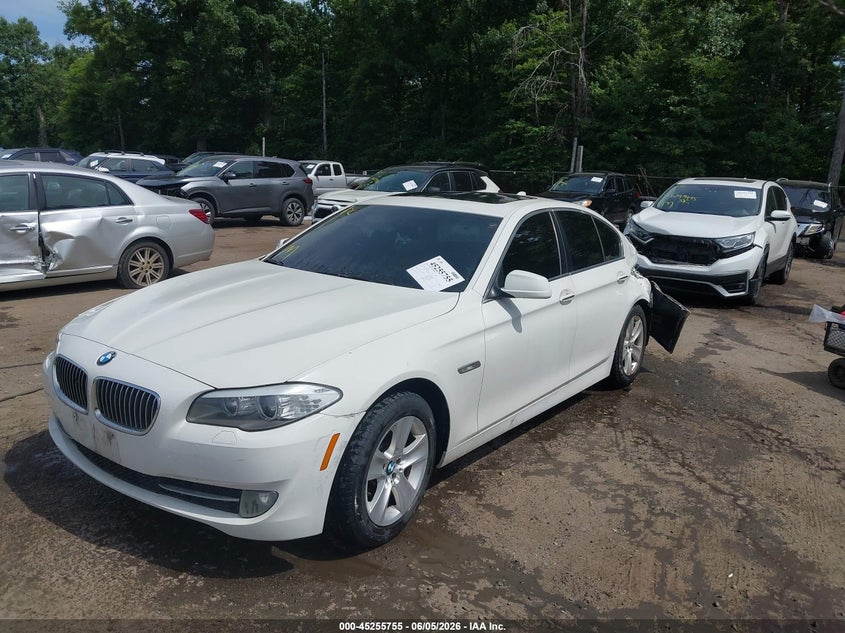 2013 BMW 5er VIN WBAXH5C5XDDW13511 IAAI salvage auction — LEFT REAR, Salvage Title, sold $1,150 on 2026-07-08 (photo 2)