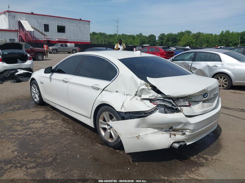 2013 BMW 5er VIN WBAXH5C5XDDW13511 IAAI salvage auction — LEFT REAR, Salvage Title, sold $1,150 on 2026-07-08 (photo 3)