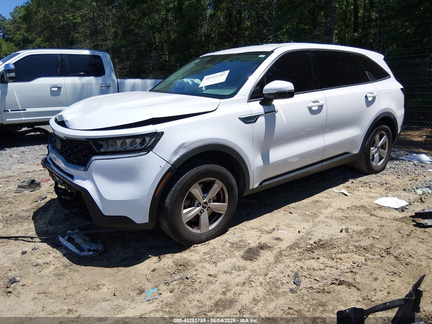 2021 Kia Sorento VIN 5XYRG4LC5MG024598 IAAI salvage auction — RIGHT FRONT, Salvage (South Carolina), sold $25 on 2026-07-21 (photo 2)