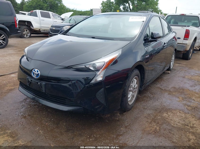 2016 Toyota Prius VIN JTDKARFU1G3504876 IAAI salvage auction — RIGHT REAR, Clear (Oklahoma), sold $3,650 on 2026-07-29 (photo 2)