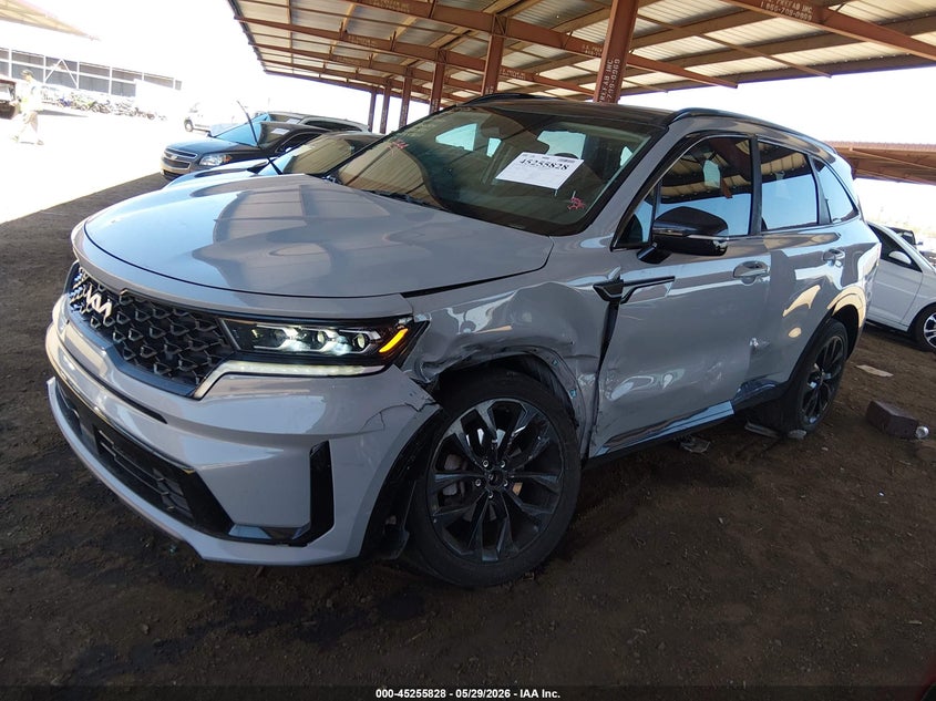 2022 Kia Sorento VIN 5XYRKDLF0NG107060 IAAI salvage auction — LEFT FRONT, Salvage Title, sold $8,100 on 2026-07-14 (photo 6)