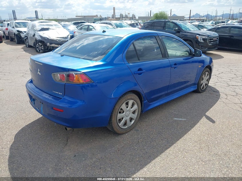 2012 Mitsubishi Lancer VIN JA32U2FU8CU024268 IAAI salvage auction — REAR END, Clear (Arizona), sold $175 on 2026-07-30 (photo 4)