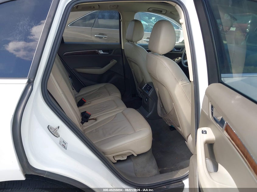 2011 Audi Q5 VIN WA1CFAFP8BA089765 IAAI salvage auction — FRONT & REAR, Original (Texas), sold $350 on 2026-07-15 (photo 8)