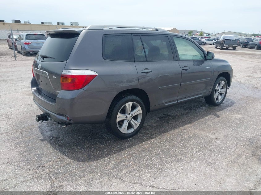 2008 Toyota Highlander VIN JTEES43A382002719 IAAI salvage auction — FRONT END, Clear (Kansas), sold $1,400 on 2026-07-24 (photo 4)