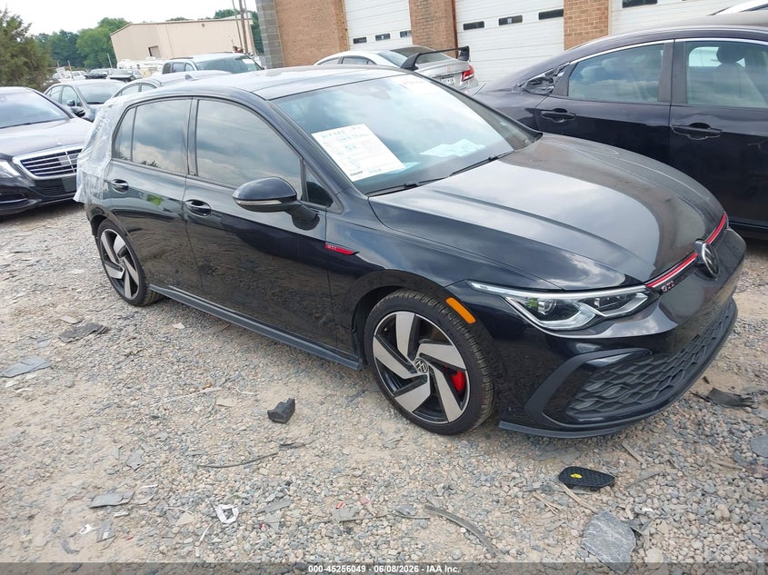 2023 Volkswagen Golf gti VIN WVW2A7CD3PW154691 IAAI salvage auction — REAR END, Salvage Title, sold $6,100 on 2026-07-09 (photo 1)